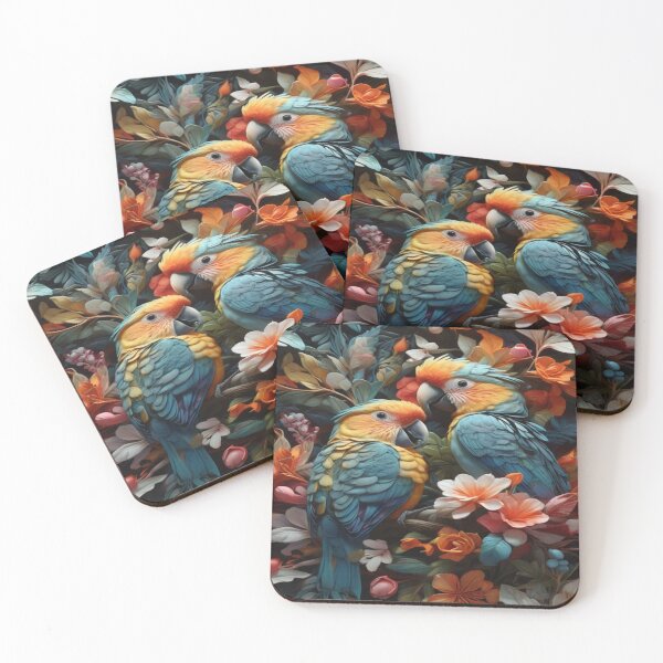 Item preview, Exotic Aviary designed and sold by Enchanting Art Vista.