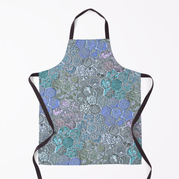 Item preview, Hexagon Tiles with Geometric Patterns (Bright) designed and sold by thecakelin.