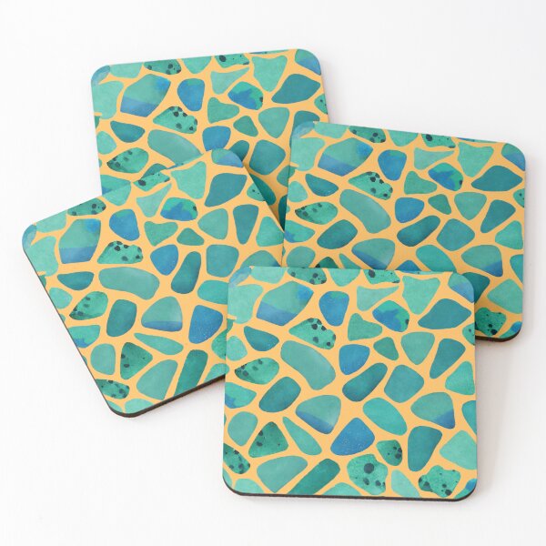 Item preview, Vibrant Terrazzo: B Blue, and Green Elegance designed and sold by aquinavortex.