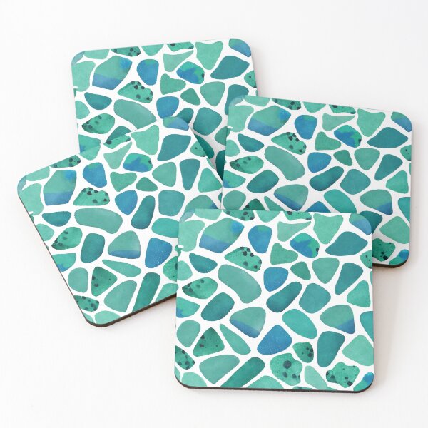 Item preview, Copy of Vibrant Terrazzo: B Blue, and Green Elegance designed and sold by aquinavortex.