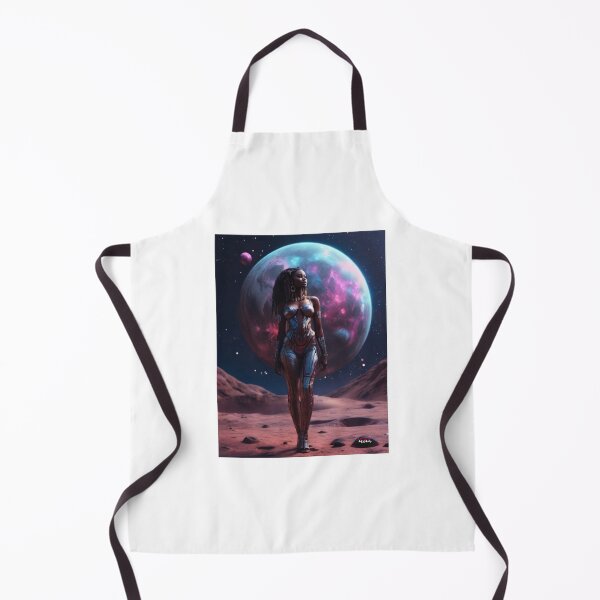 Item preview, African Goddess walks through Cosmos; Fantasy Art; designed and sold by Mona-Leilah.