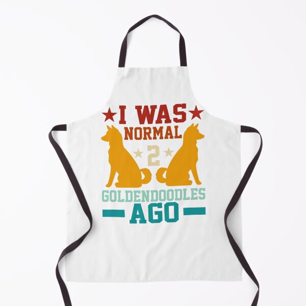 Item preview, I Was Normal 2 Goldendoodles Ago Pet Dog Lover Retro Vintage designed and sold by roboartpixel.