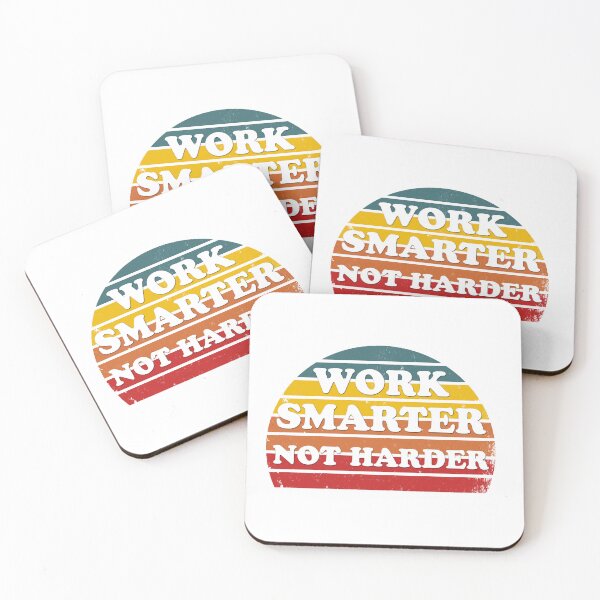 Item preview, work smarter not harder designed and sold by 101univers.