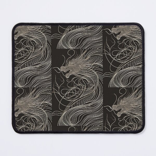 Item preview, Dragon in Line: Minimalistic Elegance of Abstract Art designed and sold by Piotrek0001.
