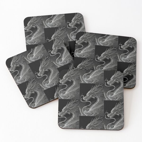 Item preview, Dragon in Line: Minimalistic Elegance of Abstract Art designed and sold by Piotrek0001.
