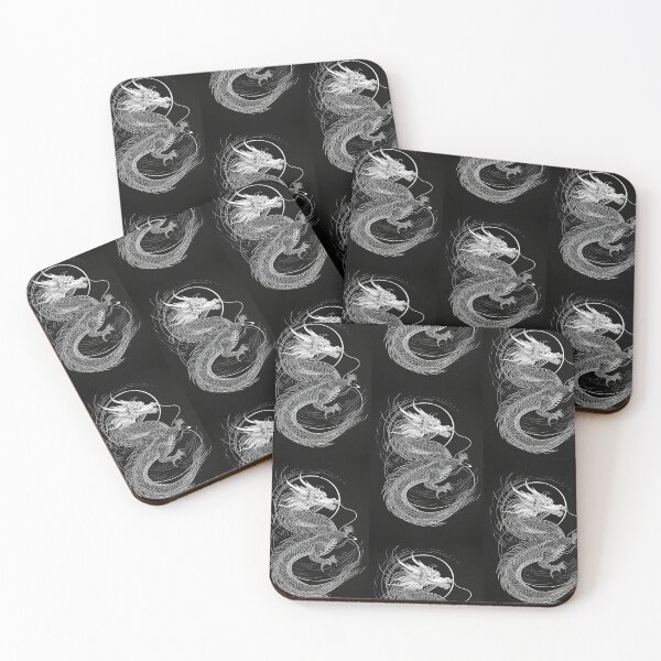 Item preview, Dragon in Line: Minimalistic Elegance of Abstract Art designed and sold by Piotrek0001.