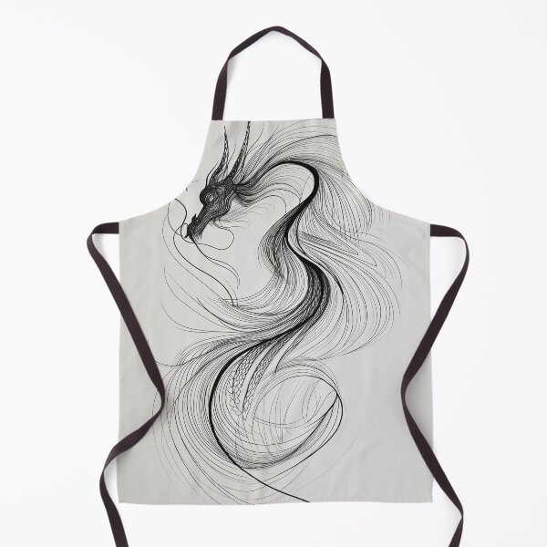 Item preview, Dragon in Line: Minimalistic Elegance of Abstract Art designed and sold by Piotrek0001.