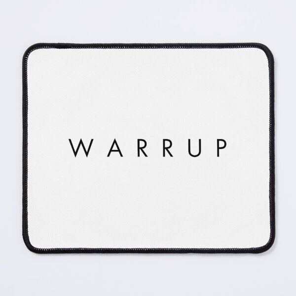 Item preview, Warrup - urban slang - black text designed and sold by Wanaketanga.