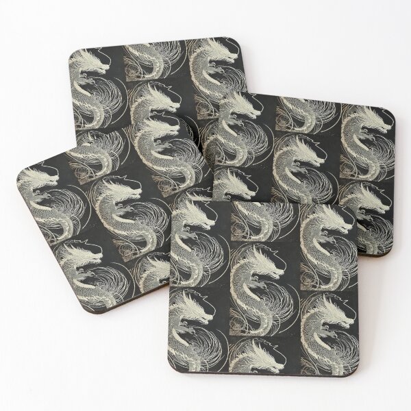 Item preview, Dragon in Line: Minimalistic Elegance of Abstract Art designed and sold by Piotrek0001.