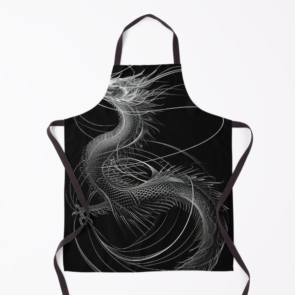 Item preview, Dragon in Line: Minimalistic Elegance of Abstract Art designed and sold by Piotrek0001.