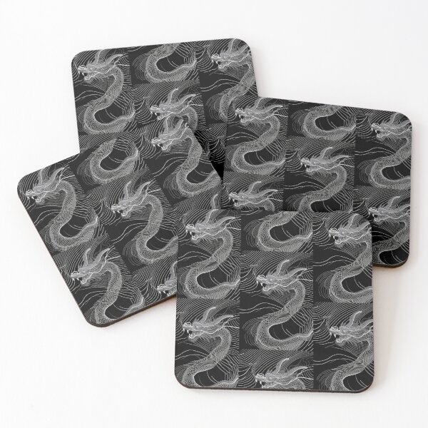 Item preview, Dragon in Line: Minimalistic Elegance of Abstract Art designed and sold by Piotrek0001.