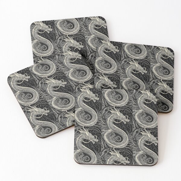 Item preview, Dragon in Line: Minimalistic Elegance of Abstract Art designed and sold by Piotrek0001.