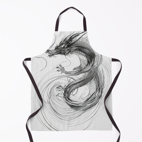 Item preview, Dragon in Line: Minimalistic Elegance of Abstract Art designed and sold by Piotrek0001.