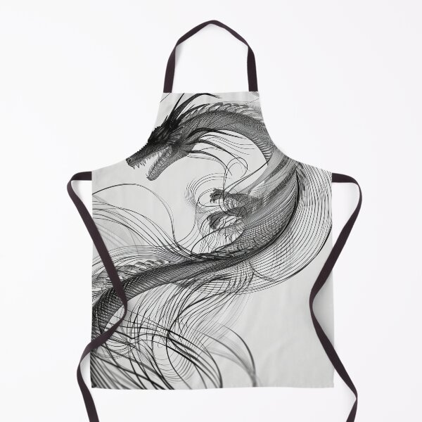 Item preview, Dragon in Line: Minimalistic Elegance of Abstract Art designed and sold by Piotrek0001.