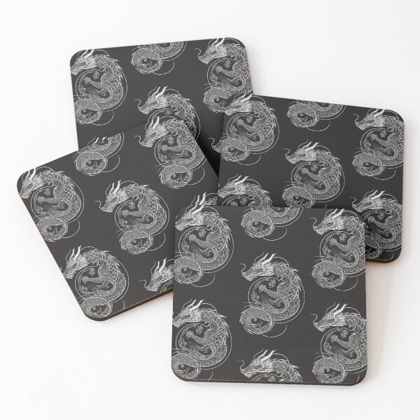 Item preview, Dragon in Line: Minimalistic Elegance of Abstract Art designed and sold by Piotrek0001.