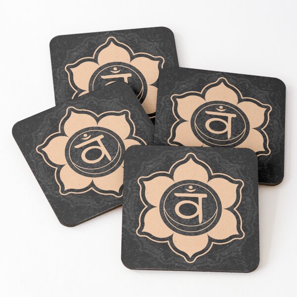 Item preview, Sacral Chakra Mandala - Coal + Melon designed and sold by Irene Estelle.