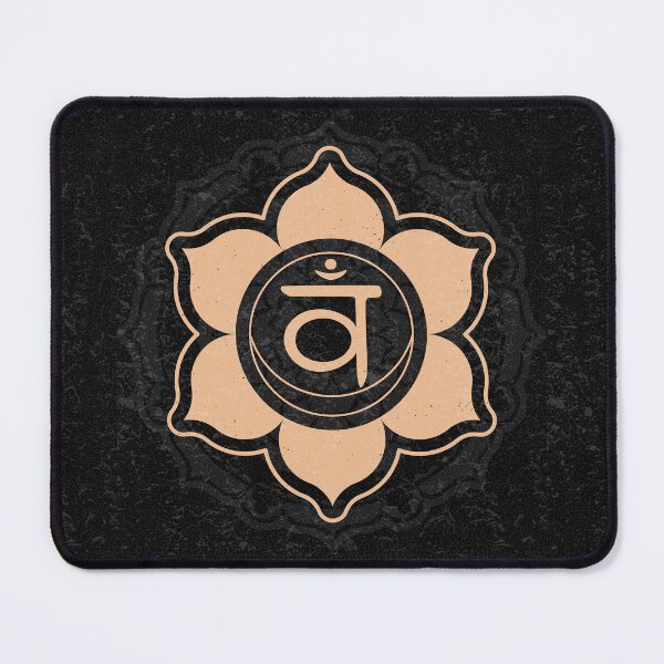 Item preview, Sacral Chakra Mandala - Coal + Melon designed and sold by Irene Estelle.