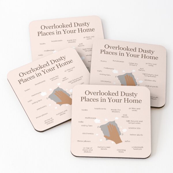 Item preview, Overlooked Dusty Places in Your Home designed and sold by TFHStore.