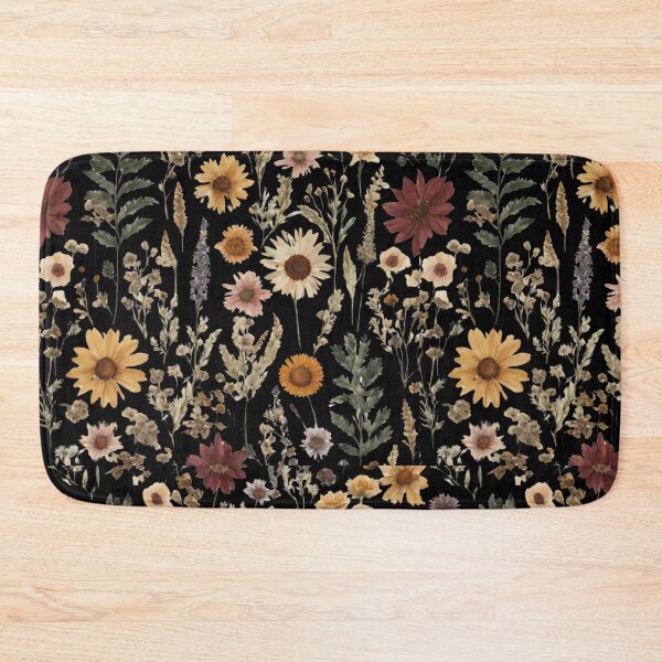 Item preview, Vintage Pressed Boho Wildflowers Cottagecore Botanical Floral Pattern designed and sold by Trendz by Ami.