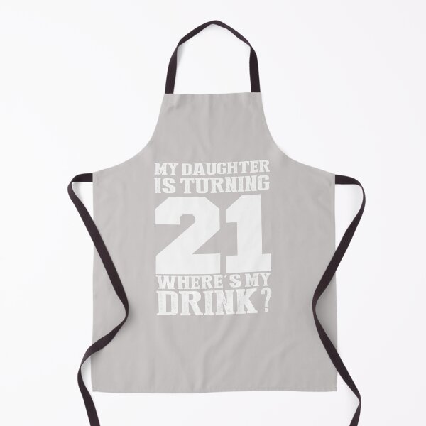 Item preview, My Daughter Turning 21 Where's Drink Princess Birthday Retro designed and sold by roboartpixel.