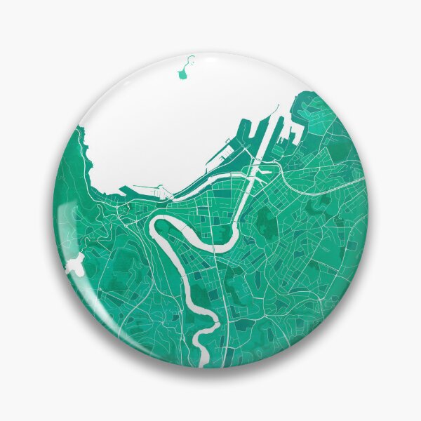 Item preview, Trondheim City Map of Norway - Watercolor designed and sold by deMAP.
