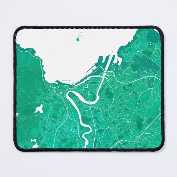 Item preview, Trondheim City Map of Norway - Watercolor designed and sold by deMAP.