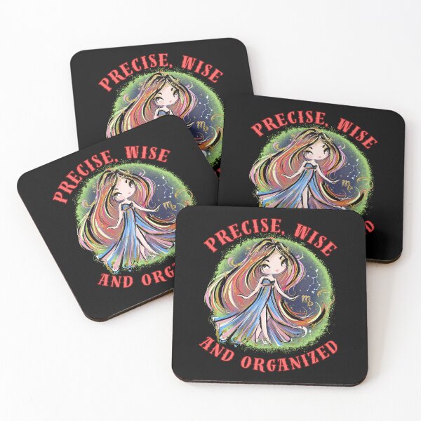 Item preview, Precise, Wise, And Organized. virgo astrology designed and sold by ZodiacWonders.