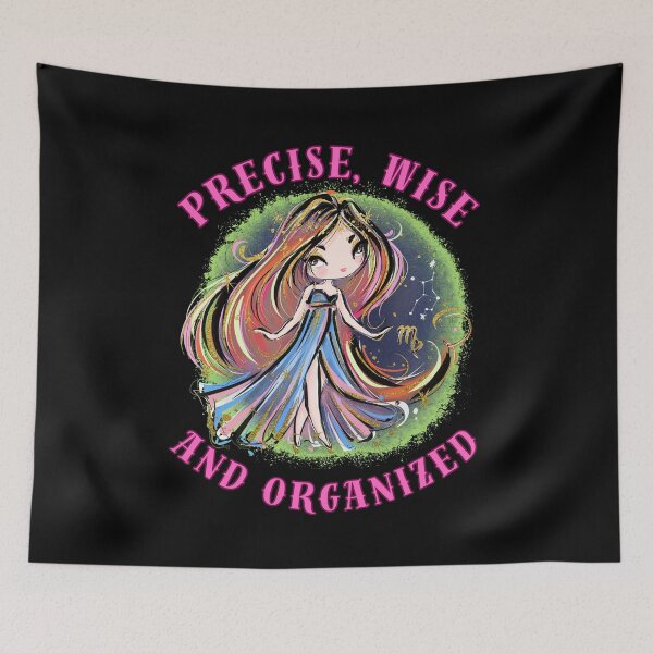 Item preview, Precise, Wise, And Organized. virgo astrological sign designed and sold by ZodiacWonders.