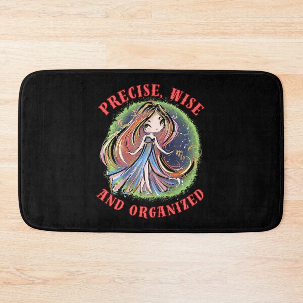 Item preview, Precise, Wise, And Organized. virgo astrology designed and sold by ZodiacWonders.