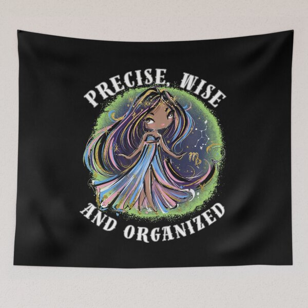 Item preview, Precise, Wise, And Organized. virgo august designed and sold by ZodiacWonders.