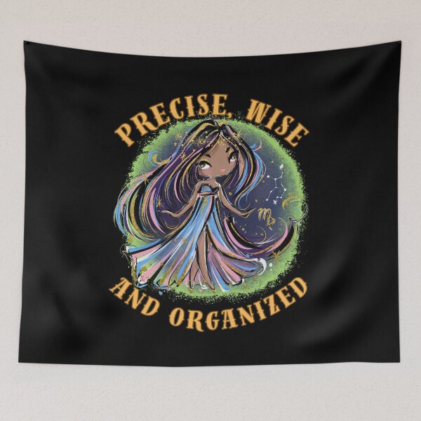 Item preview, Precise, Wise, And Organized. virgo september designed and sold by ZodiacWonders.