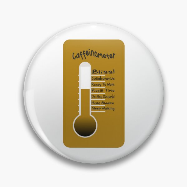 Item preview, Caffeinometer Humerous Coffee Intake Meter designed and sold by PulcherianArt.