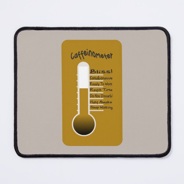 Item preview, Caffeinometer Humerous Coffee Intake Meter designed and sold by PulcherianArt.