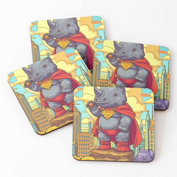 Item preview, Rhino Hero Rescues City designed and sold by cute-animals99.