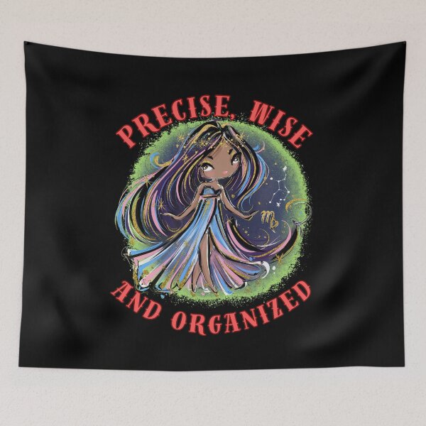Item preview, Precise, Wise, And Organized. virgo traits designed and sold by ZodiacWonders.