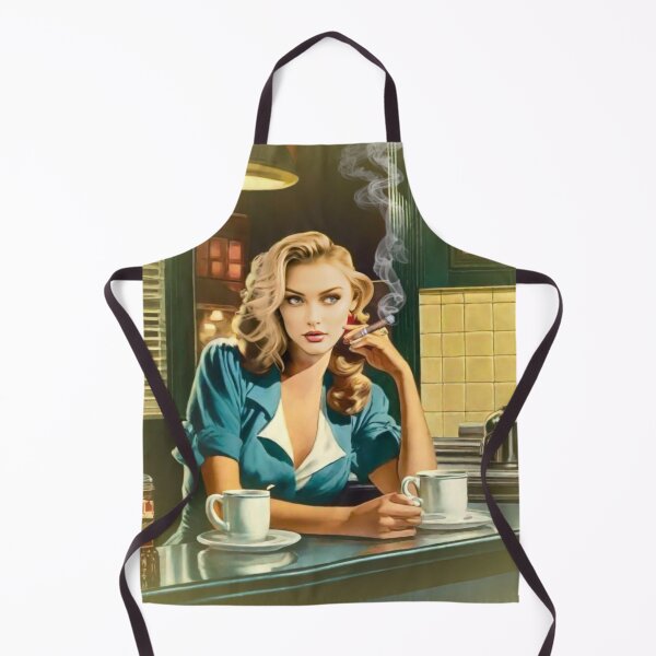 Item preview, 1950s Diner Diva: Coffee and Cigars designed and sold by Sanctum Icons.