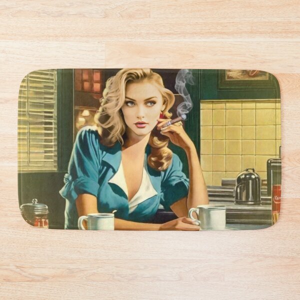 Item preview, 1950s Diner Diva: Coffee and Cigars designed and sold by Sanctum Icons.