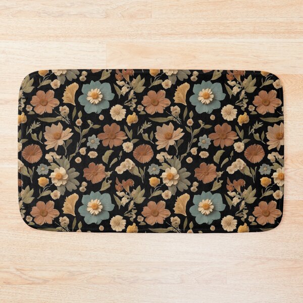 Artikelvorschau, Vintage gepresste Wildblumen Cottagecore Blumenmuster entworfen und verkauft von Trendz by Ami.
