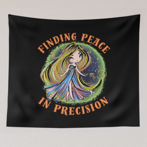Item preview, Finding Peace In Precision. virgo birthday designed and sold by ZodiacWonders.