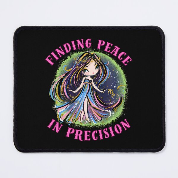 Item preview, Finding Peace In Precision. virgo quotes designed and sold by ZodiacWonders.