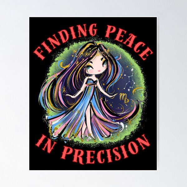 Item preview, Finding Peace In Precision. virgo traits designed and sold by ZodiacWonders.
