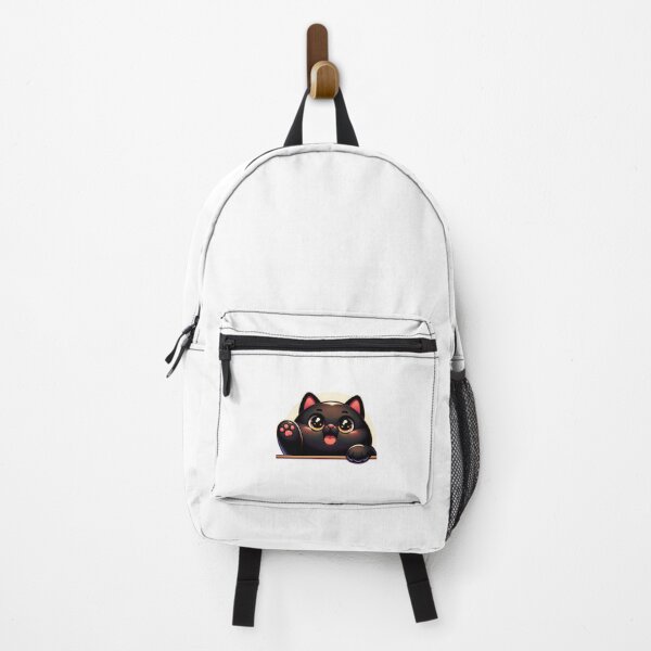 Item preview, Cat peeking, Black cat cartoon design designed and sold by ArtshopDRM.