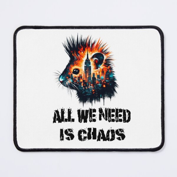 Item preview, Punk Hamster | Chaos Hamster | Fuck the System | Riot Hamster designed and sold by OrganicLights.