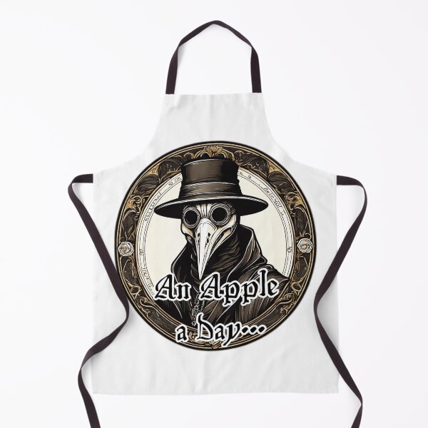 Item preview, An Apple a Day Keeps The Plague Doctor Away designed and sold by Ridiculam Toga.