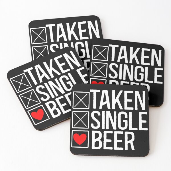 Item preview, Single Taken Beer designed and sold by Hairball-Pets.