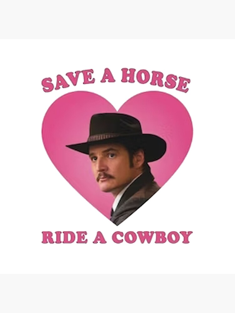 Thumbnail 4 of 4, Pillow, Save the horse ride a cowboy designed and sold by gvarathom.