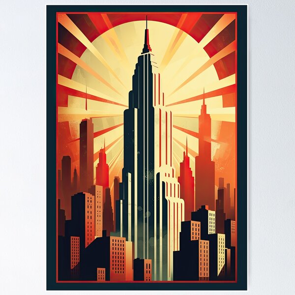 Item preview, New York Art Deco designed and sold by ArtHouseNiklas.