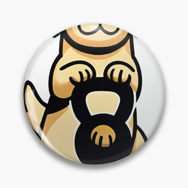Item preview, Goofy Golden: Kettlebell Fun Workouts designed and sold by Purrformance.