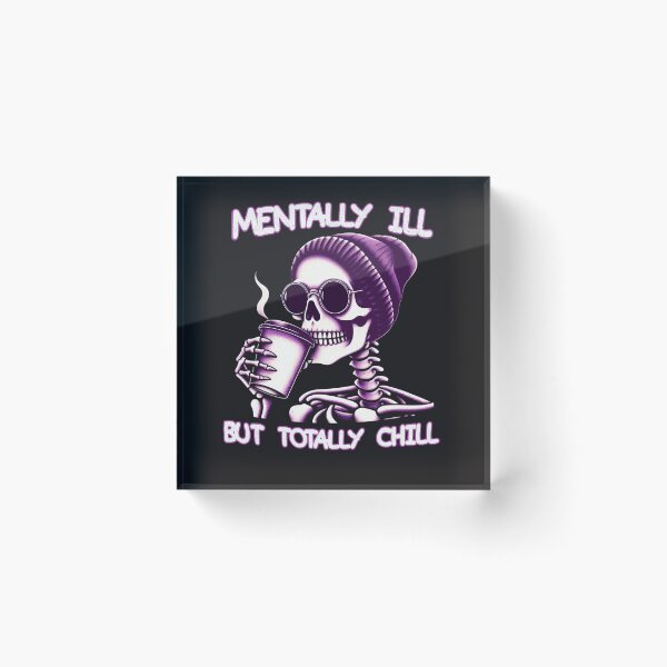 Item preview, Chill Vibes: The Mentally Ill Skeleton 2 designed and sold by Anirammax.
