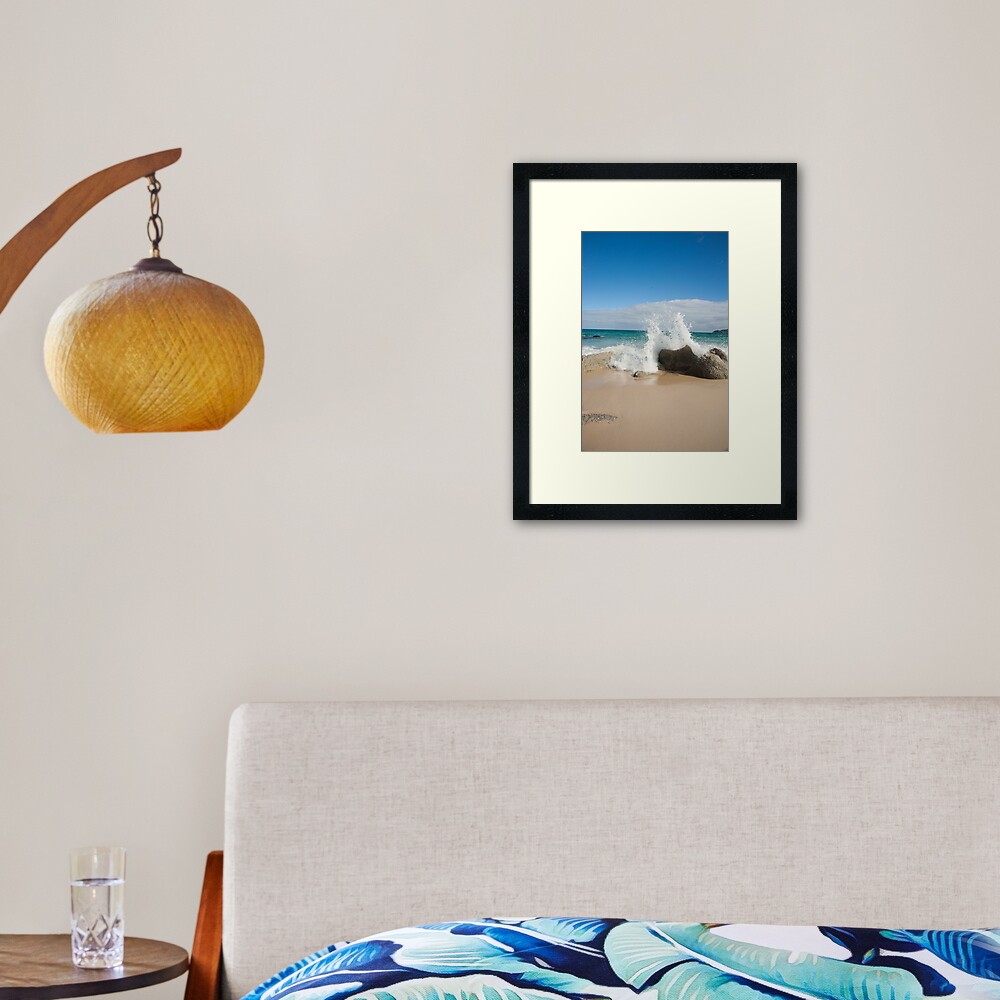 Little Waterloo Bay Framed Art Print